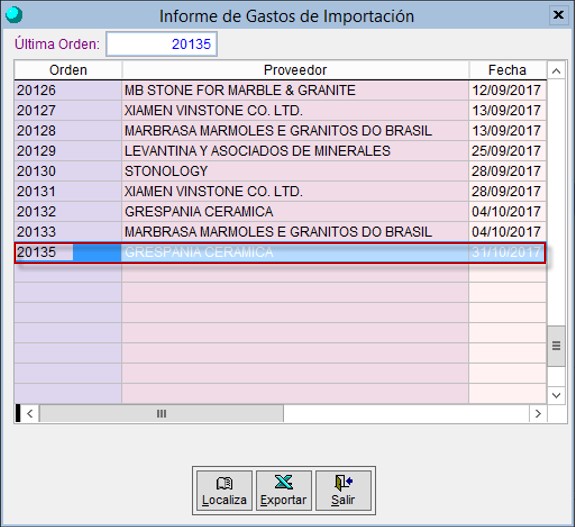Novedades Software de Compras e Importaciones